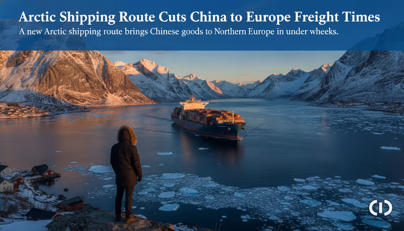 Arctic Shipping Route Cuts China to Europe Freight Times