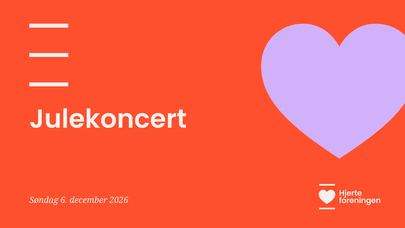 Hjerteforeningens julekoncert