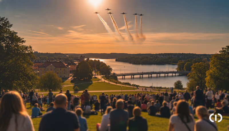 Sweden Air Force Centennial Brings Free Jubilee Air Show to Linköping