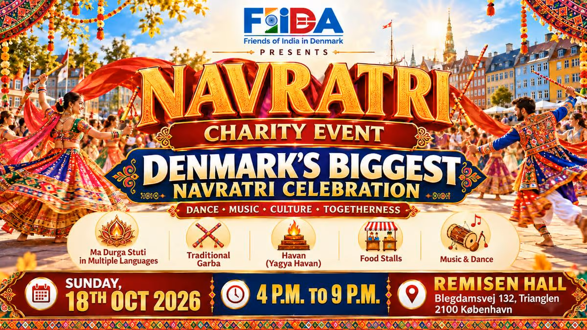 Navratri 2026 由 FIIDA 举办的慈善活动