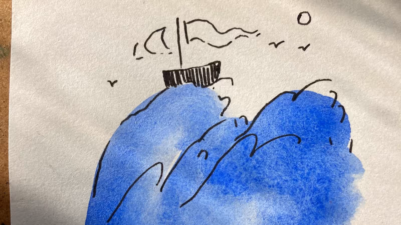 直觉水彩涂鸦