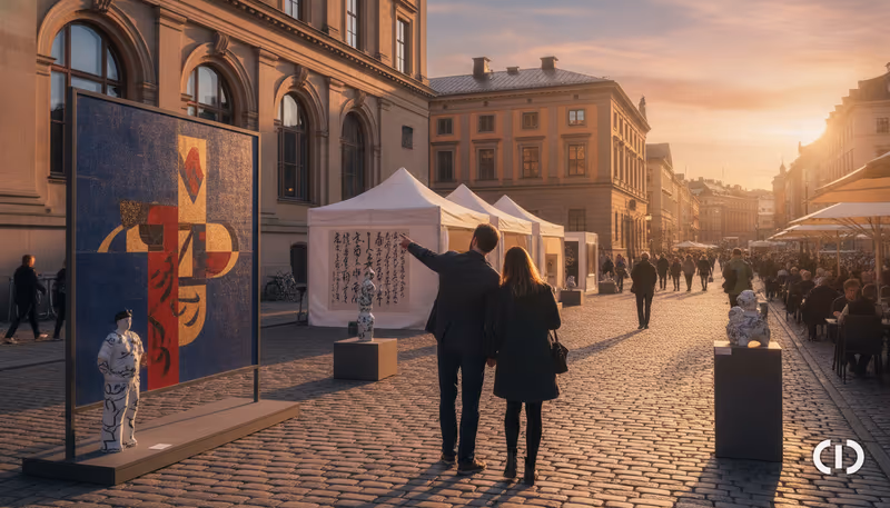 Two Art Exhibitions Open at China Cultural Center in Stockholm