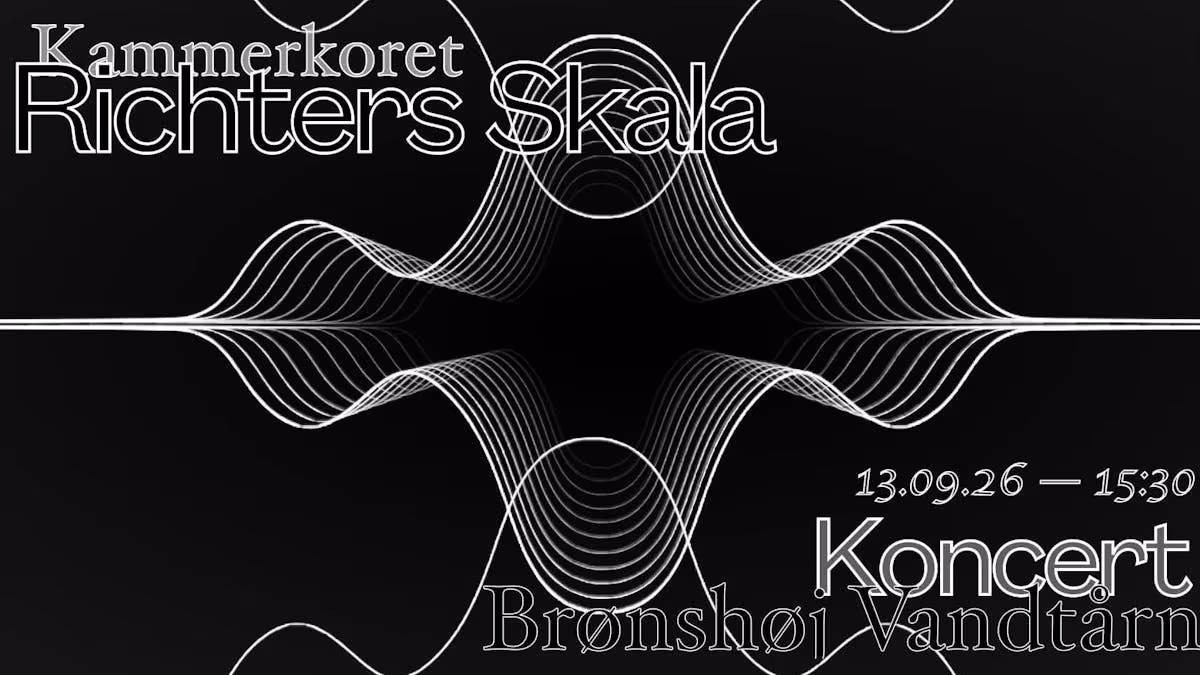 Kammerkoret Richters Skala 在 Brønshøj Vandtårn 的音乐会