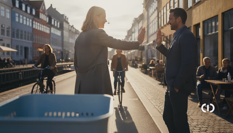 Learning Danish: How to use "ellers tak" politely
