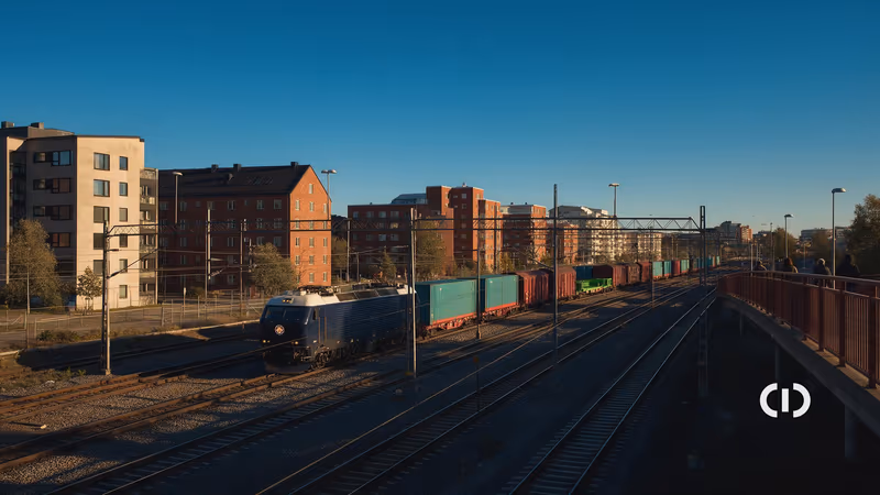 Direct Rail Freight Now Connects Germany and Stockholm via Denmark