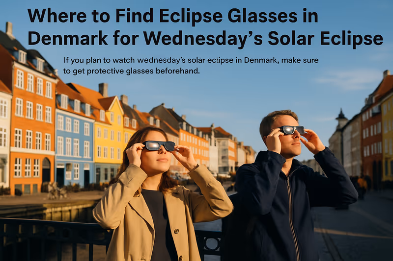 Where to Find Eclipse Glasses in Denmark for Wednesday's Solar Eclipse