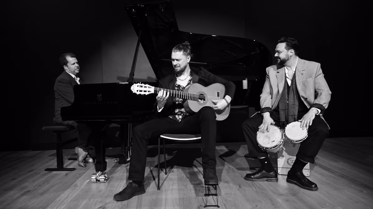 Lasse Garcia, Anders Keiding & Emilio ‘El Perito’